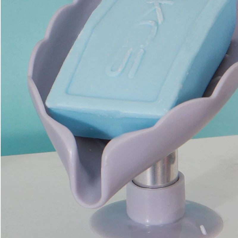 Мыльница в форме листа для ванной комнаты