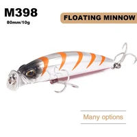 multicolor tackle striped bass outdoor fish hooks minnow lures floating minnow baits winter fishing