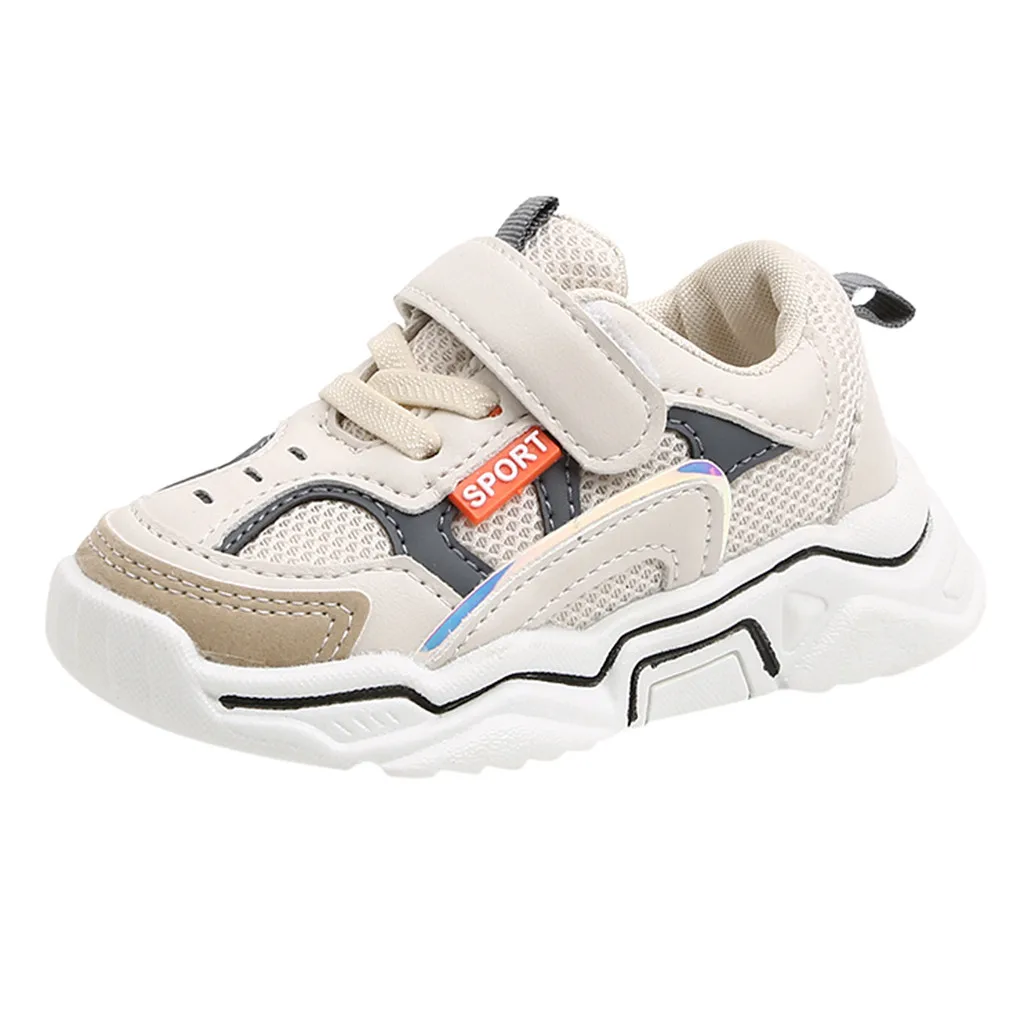 Весенняя повседневная обувь для маленьких девочек и мальчиков нескользящая с