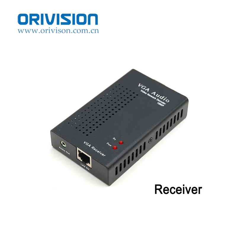 

100m VGA video audio extender via cat5 cable support 1080p can be connected through the switch and connected in series