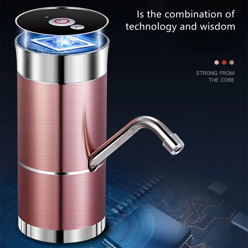 USB зарядка Электрический диспенсер для воды портативный галлон питьевой бутылки