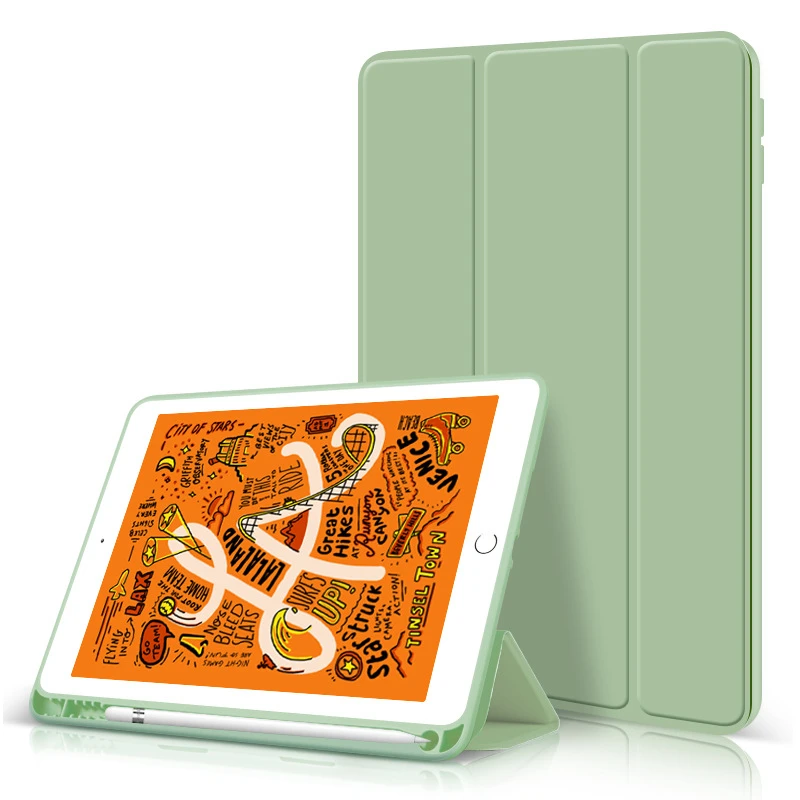

With Pencil Holder Case for iPad Air 3 10.5 2019 Case Ultra Slim Stand Smart Cover Shell for iPad Air 3rd Gen Pro 10.5 2017 Capa