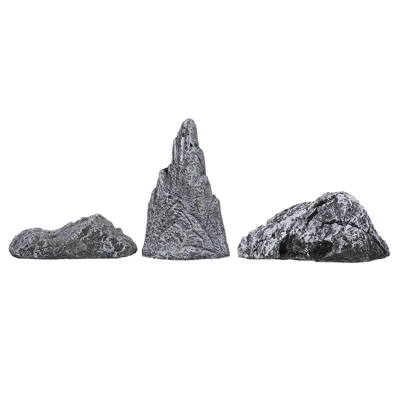 

3Pcs Simulation Aquariums Landscape Decors Artificial Stones Adornments