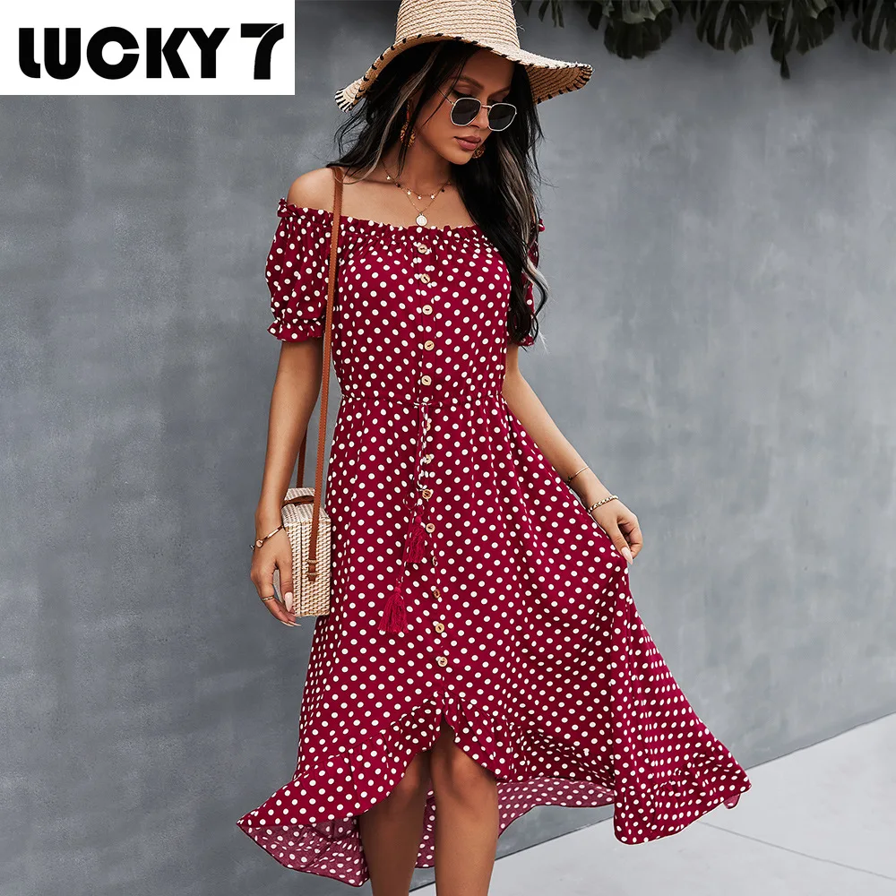 

2021 Summer Fashion Red Women's Bohemian Sexy Wedding Guests Long Silk Robe Casual Soft High Waist Ladies Long Dress