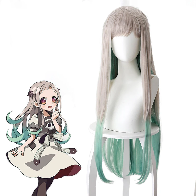 Парик Hanako kun Nene Yashiro в туалетной обмотке длинные прямые синтетические волосы для