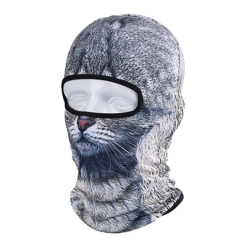 Балаклава с 3D принтом маска для мотоцикла верховой езды пеших прогулок на все