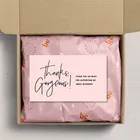 30 шт., розовыебелые открытки с благодарностью за поддержку малого бизнеса, украшение упаковки Beyond Grateful, подарочные открытки ручной работы с любовью