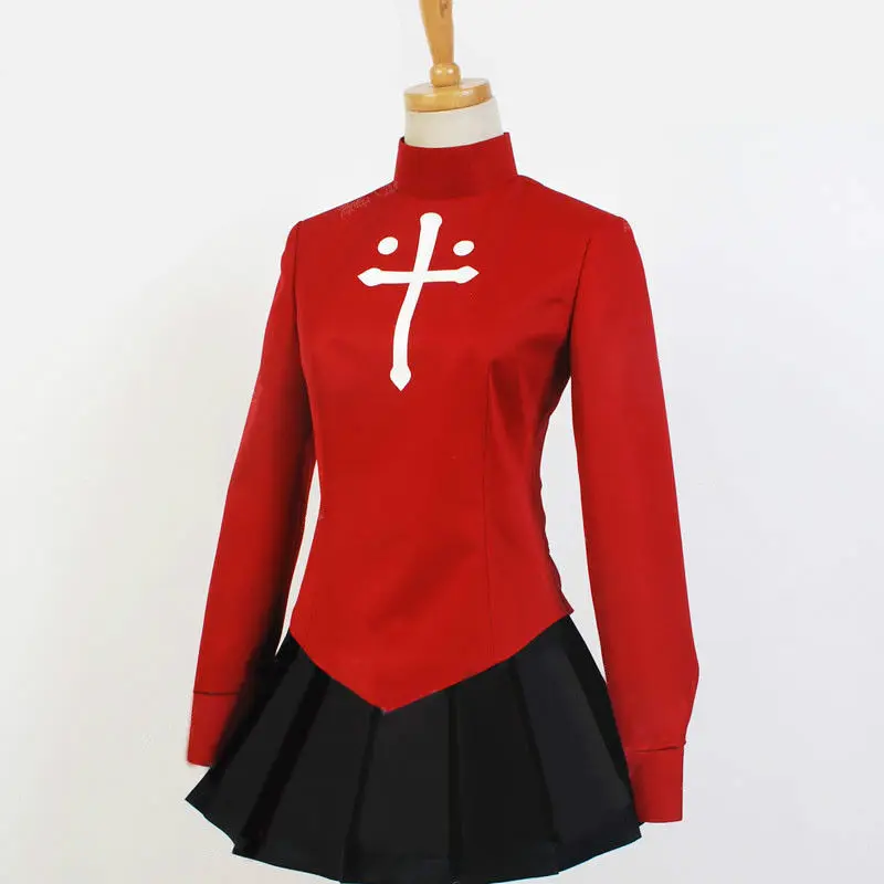 Tohsaka Rin Хэллоуин Косплэй костюм назначения/ночей форма платье потому что Аниме