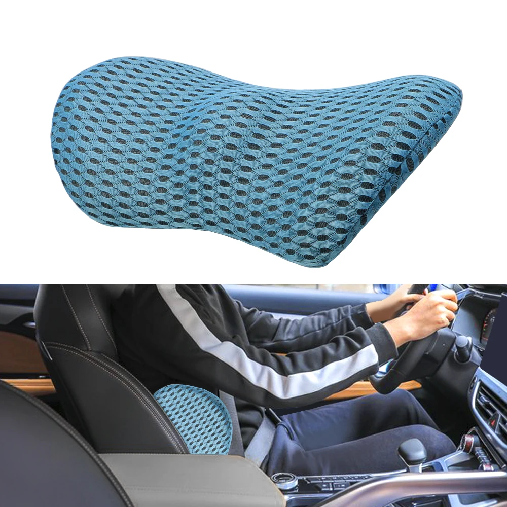 

Memory Foam Lumbar Support Pillow Low Back Cushion Bed Sleeping Pillow Interior Accessories Car Seat Waist Pillow Car Cushion