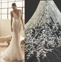 sexy vestdo de noiva beach lace wedding dresses mermaid v neck tulle appliqued cheap boho dubai arabic wedding gown brida