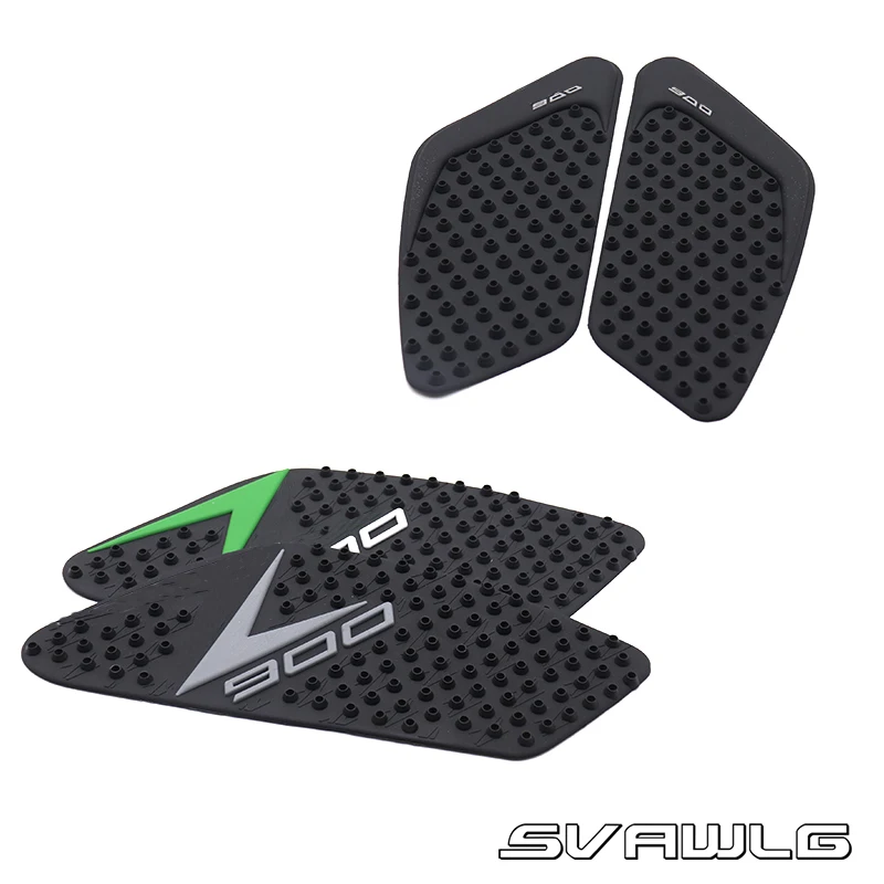 

Motorcycle Tank Traction Pad Side Gas Knee Grip Protector Anti slip sticker 3M Black Cover For kawasaki Z900 2017 Tank Pad