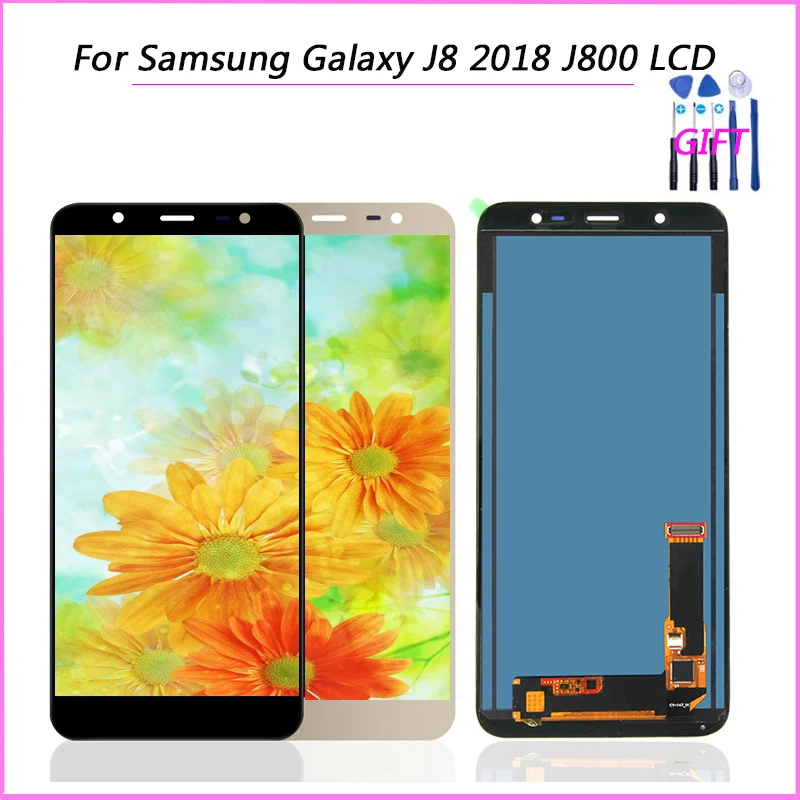 ЖК дисплей с дигитайзером сенсорного экрана в сборе для Samsung Galaxy J8 2018 J800 J800FN J810F J810Y