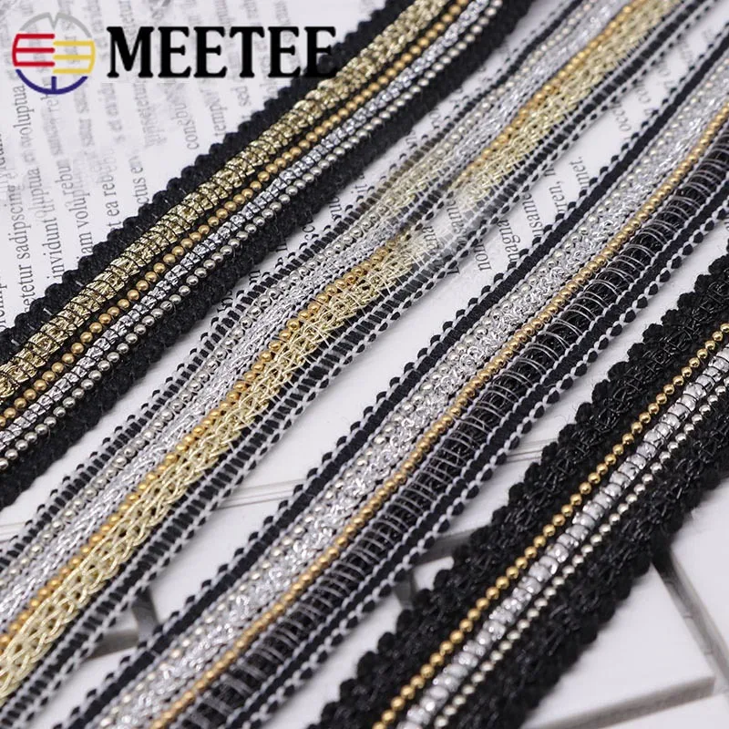 Кружевная Обшивка с бисером лента для рукоделия одежда свадебное платье кружевная тканевая швейная сумка