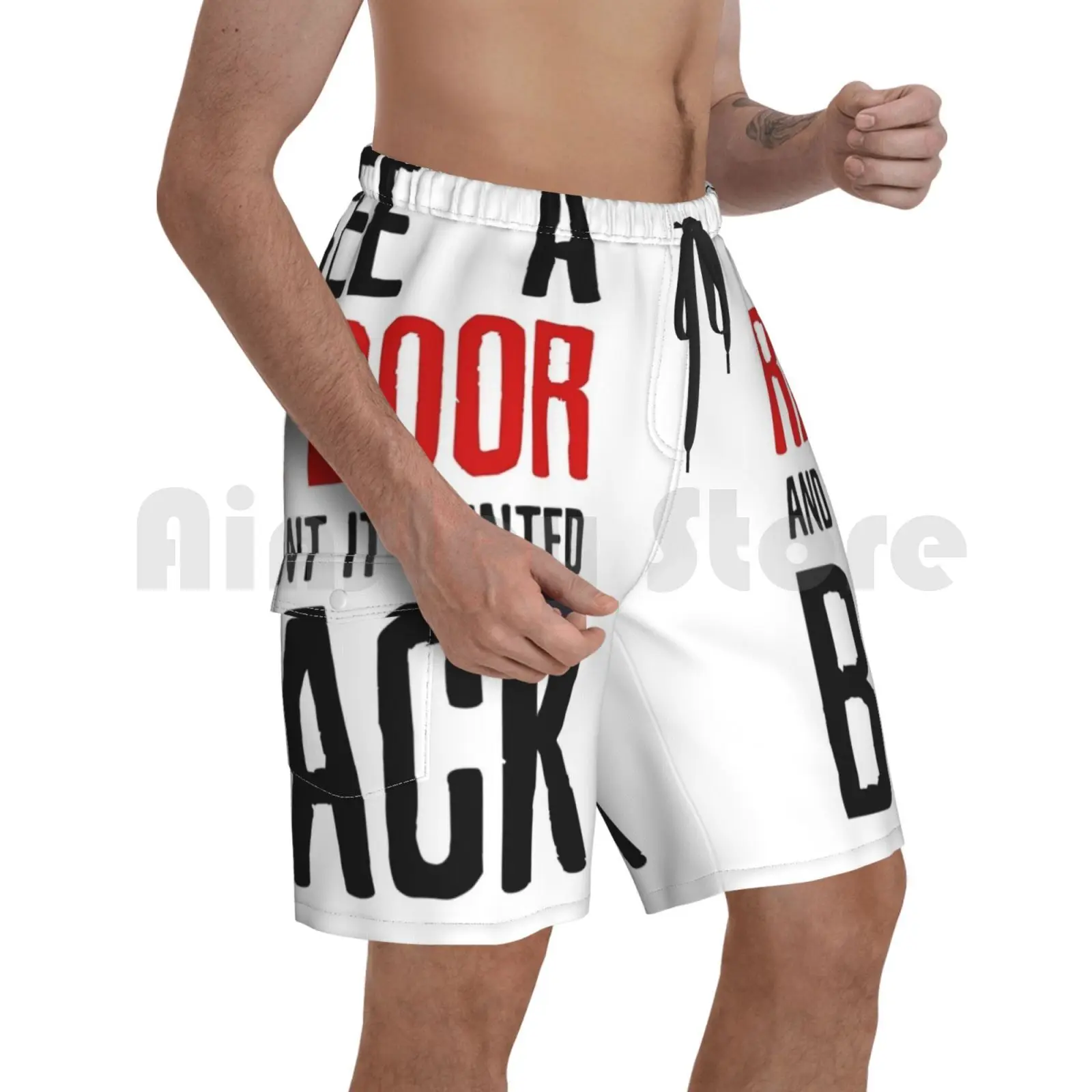 

Paint It Black The Lyrics Beach Shorts Men Beach Pants Swimwear Teenage Teen Cool Retro Fashion New Original Unique