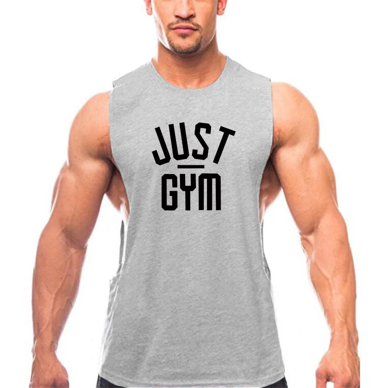 Muscleguys бренд Canotte Бодибилдинг капля пройма майка Мужская одежда для фитнеса и спортзала Tanktop майка без рукавов тренировочный жилет
