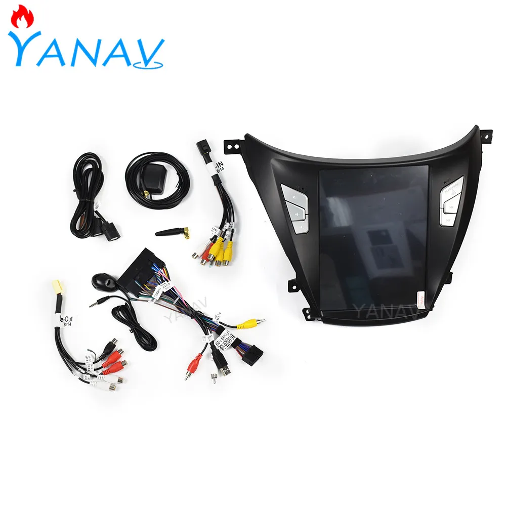 

2din android Car radio audio stereo receiver For hyundai elantra Avante 2012-2015 car GPS navigation tesla vertical video player