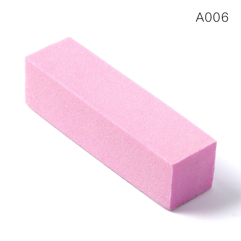 AAQ02268 50 шт./компл. яркого розового цвета форма ногтей Полировщики для ногтей файл сушилка УФ гель с белым светом для гелевых ногтей cо шлифовальными буферными резцами, блок для ногтей Маникюр Педикюр шлифования ногтей - Цвет: AAQ02268