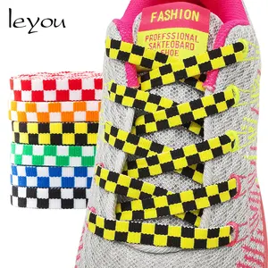 100-150 см сетчатые белые шнурки, плоские ленты для кроссовок, шнурки для обуви, черные и белые шнурки для обуви в клетку, аксессуары для обуви