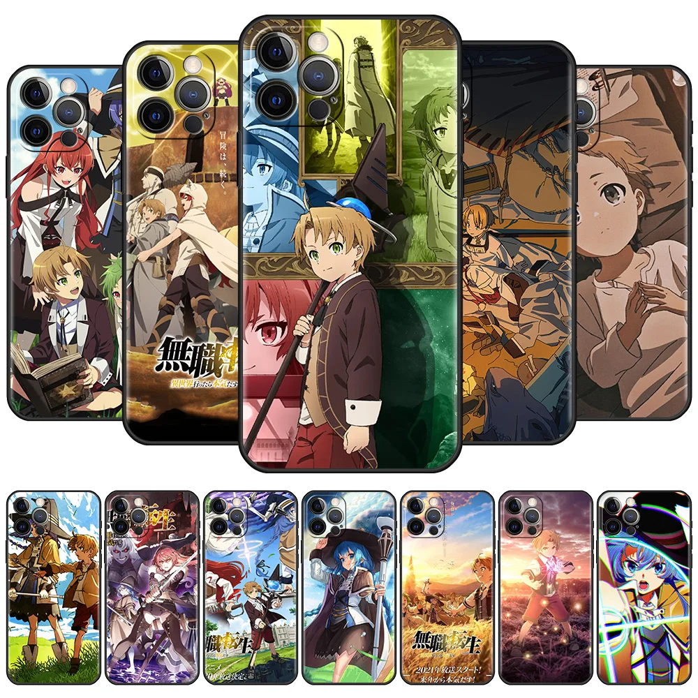 Чехол для Apple iPhone 11 13 Pro Max 12 Mini XR SE 2020 7 8 Plus X XS Phone Cover 6 6S 5 5S силиконовый чехол Mushoku Tensei