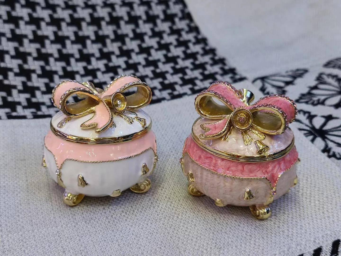 Ring and Necklace Holder Ornament Christmas Xmas Trinket Jewelry Box Gift