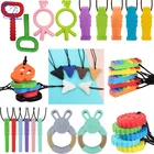 Прорезыватель для зубов для новорожденных, силиконовый, 1 шт.