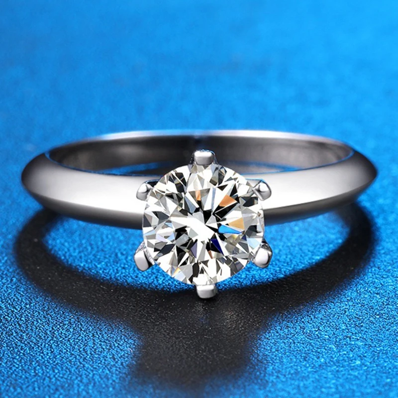 

2021 luxury High-end серьги 2021 тренд Shaped Moissanite Ring (Passed Diamond Test) 100%-S925 Silver Engagement Party Jewelry