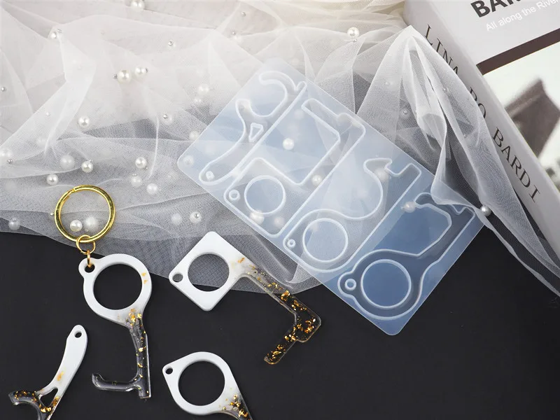 Прозрачная зеркальная силиконовая форма для смолы | Украшения и аксессуары