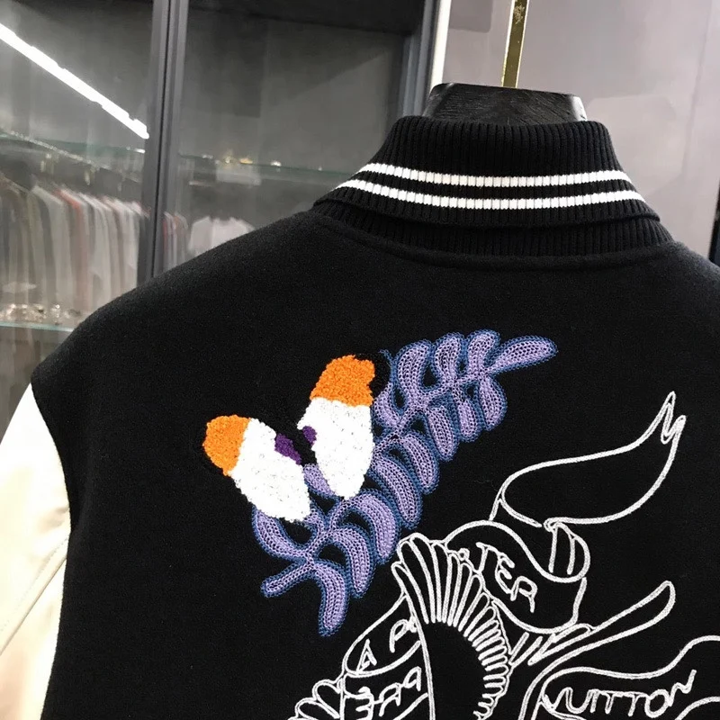 

Winter Men's Jacket Casual Comfortable Fashion Trend Embroidered Boys' Baseball Uniform Neutral