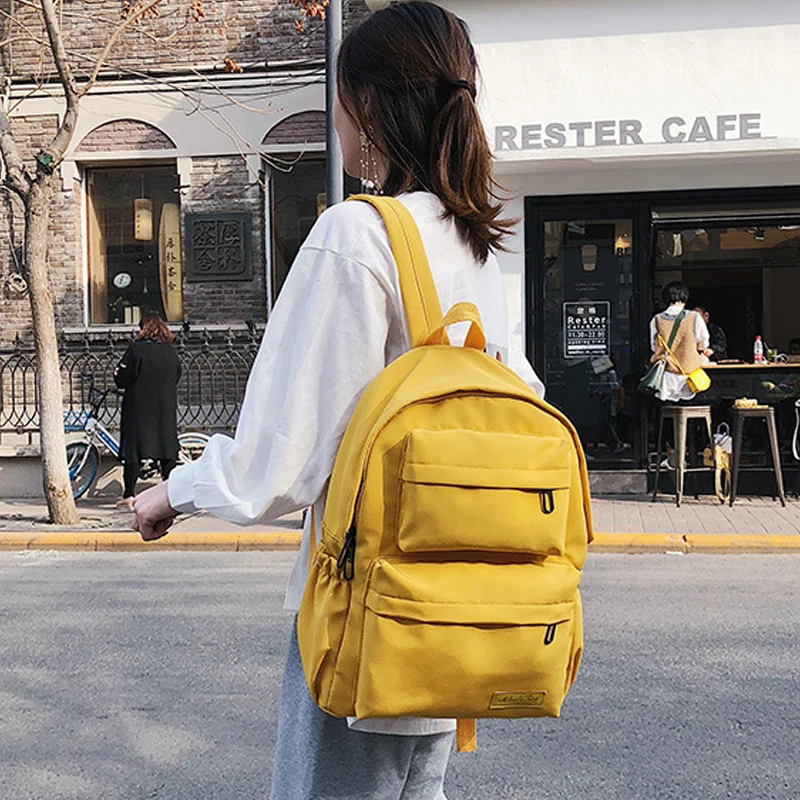 

atinfor Brand Waterproof Women Oxford Multi-pocket Backpack School Bag for Teenage Girl Waterproof Female Travel Knapsack