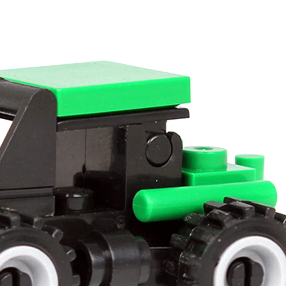 Детские блоки DIY игрушки обучающие сборочные автомобильные инженерный вилочный