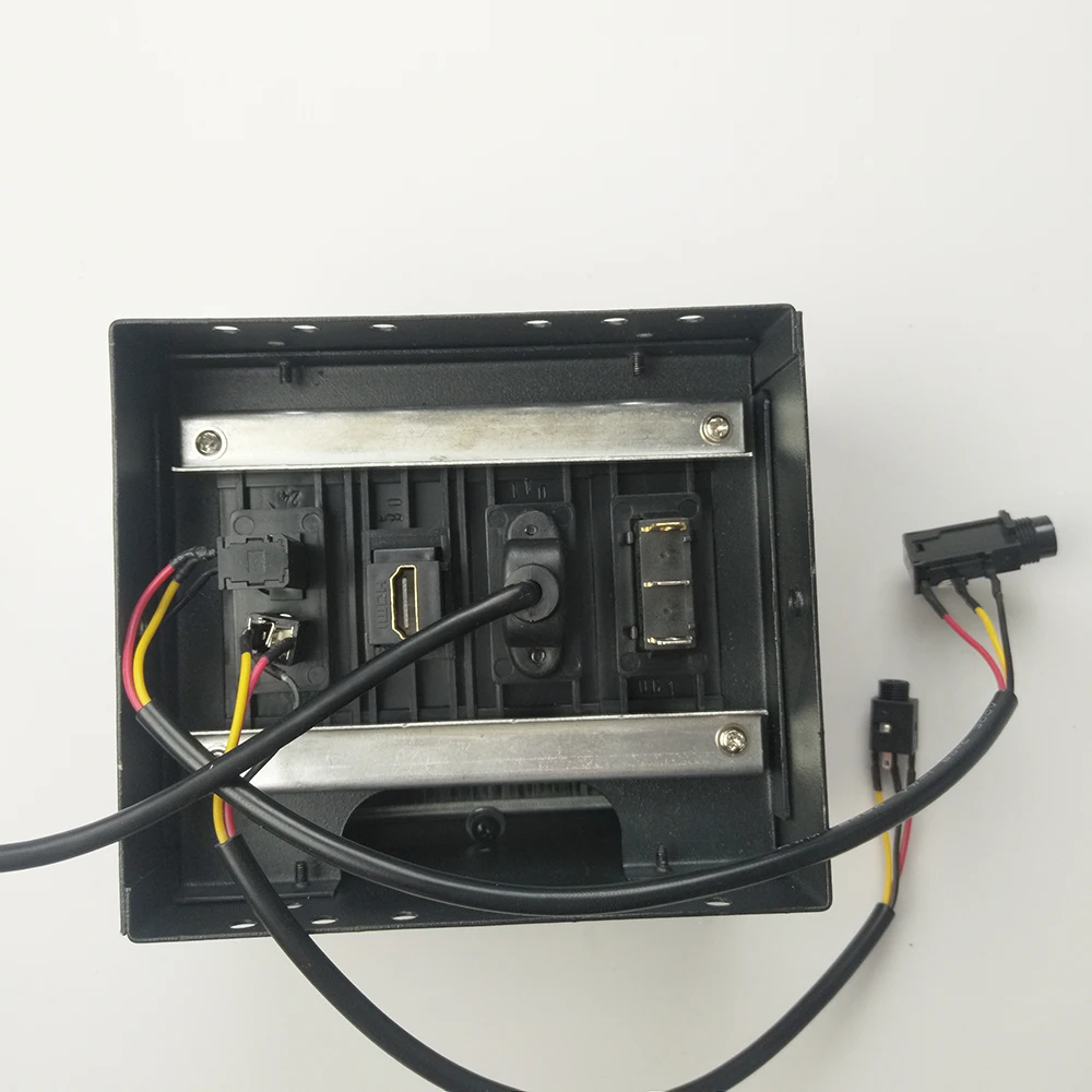 Настольная розетка из алюминиевого сплава с щеткой/мини-розетка/комбинация