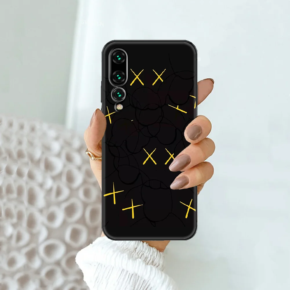 

Fashion boys kaw Phone case For Huawei P Mate P10 P20 P30 P40 10 20 Smart Z Pro Lite 2019 black pretty shell art cover painting