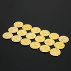 Металлическая монета Genshin Impact, золотая монета тейва Мора, аксессуары для косплея, коллекционные подарки, физический комментарий, подарок