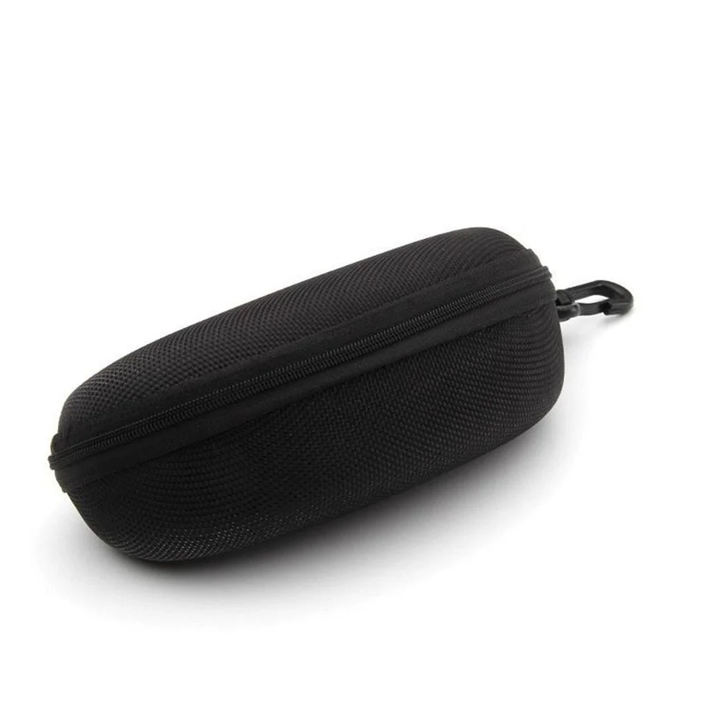 Унисекс Черные Портативные солнцезащитные очки защита для путешествий сумка