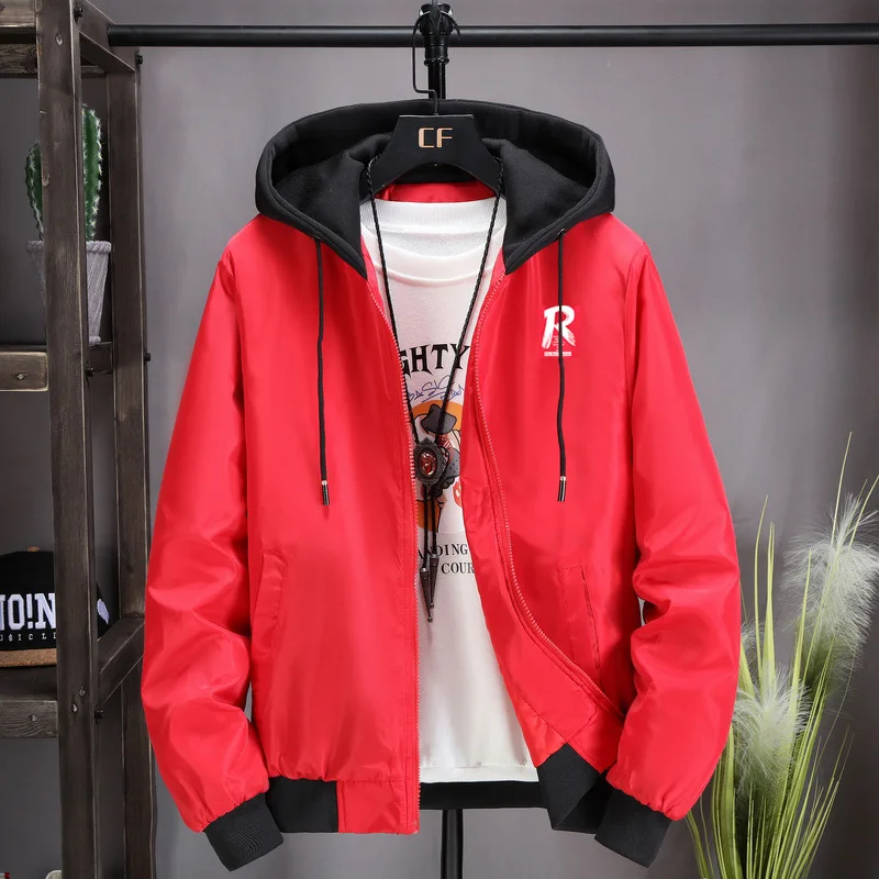 

Men's New Jackets Colorful Autumn And Winter Jackets Men's Printed Hooded Jackets Slim Fit Casual Men's Jackets