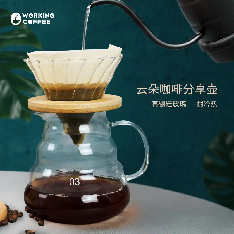 Кофейник Percolator современный новый стильный стеклянный прозрачный итальянский