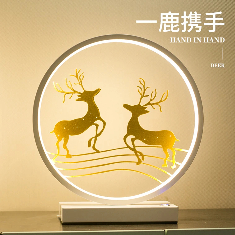 

Cute Desk Night Light Colorful Starry Garden Night Lights Bedside Lamp Teenager Art Switch Atmosphere Lamp Table Lamps BG50TL