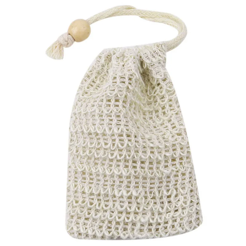 Горячая Новинка 6 шт сумка для хранения мыла 100% натуральный скраб отшелушивающий