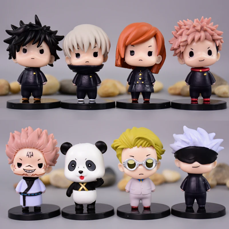 8 видов стилей Милая Мини-фигурка юдзюцу кайзен аниме панда Нанами кенто ПВХ
