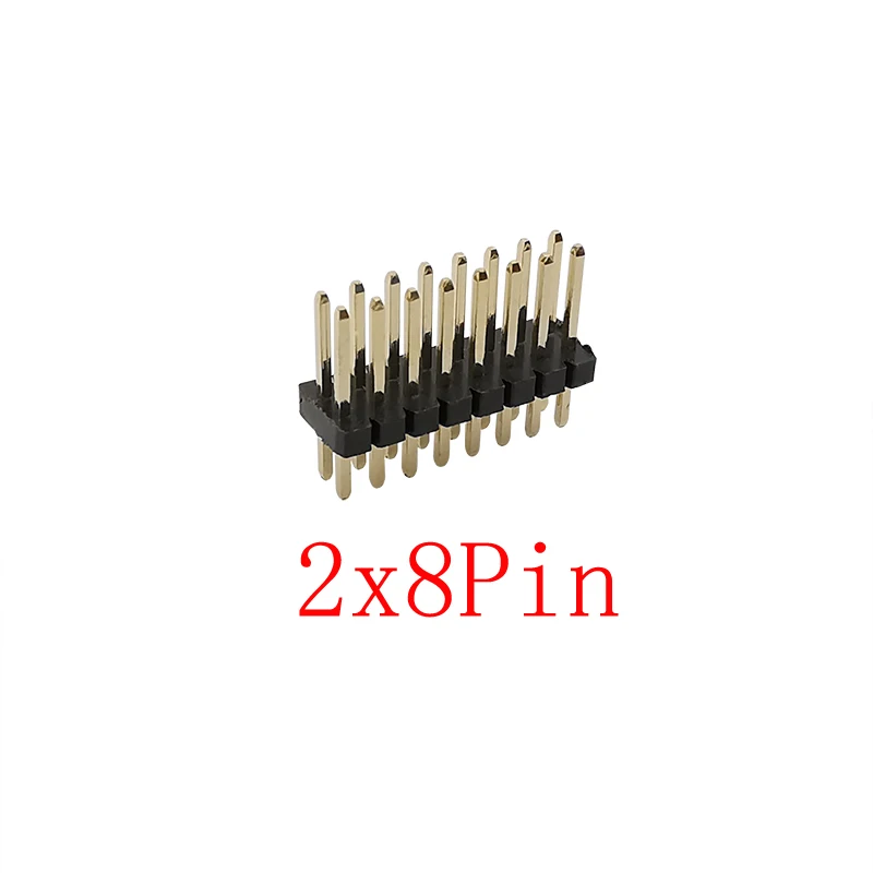 10Pcs PCB Double Row Pitch 1.27mm Pin Header Male Plug Straight Strip Breakaway 2x2~50Pin 1.27 mm Pinheader Board Connector |