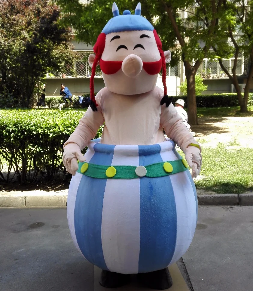 Карнавальный костюм талисмана Obelix Вечерние костюмы для костюмированной