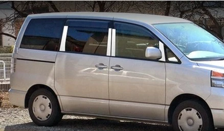 Хромированная светлая полоса для Toyota VOXY NOAH AZR60 2004 2007 года декоративная ручка