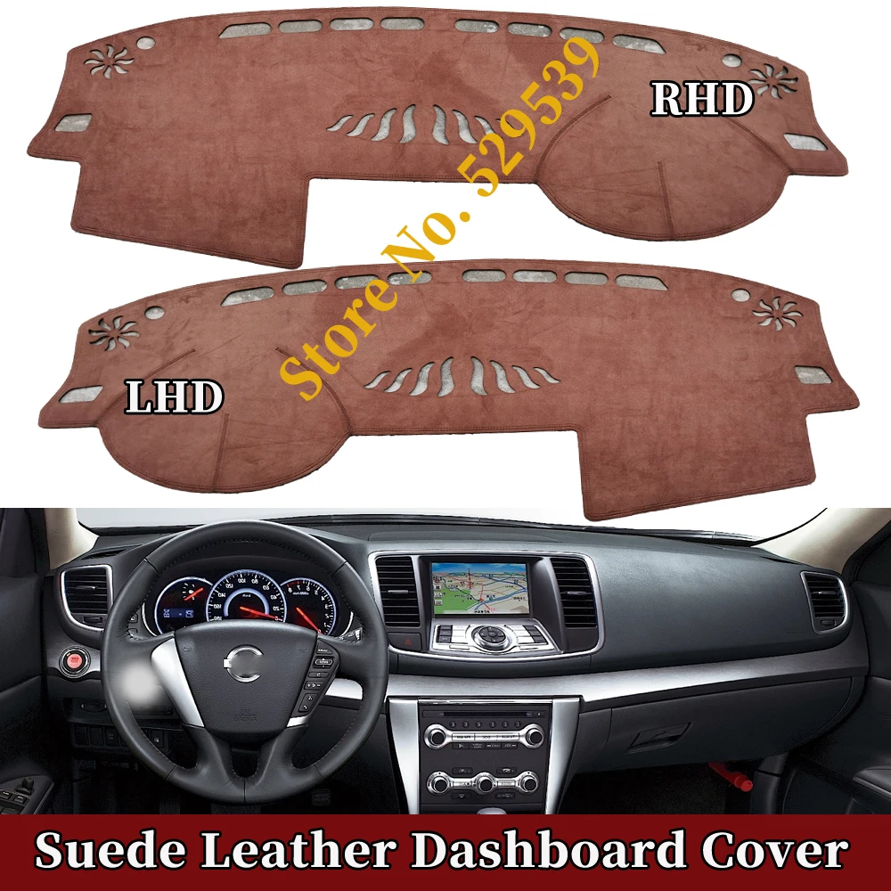 

For Nissan Teana J32 2008 2009 2010 2011 2012 2013 Car-styling Suede Leather Dashmat Dashboard Cover Dash Mat Accessories