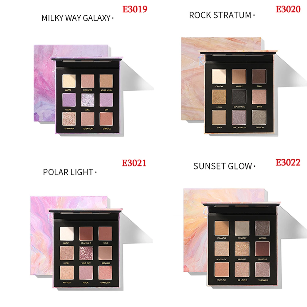 Pudaier 9 цветов Палитра теней для век макияж матовое мерцание тени Пудра комплект