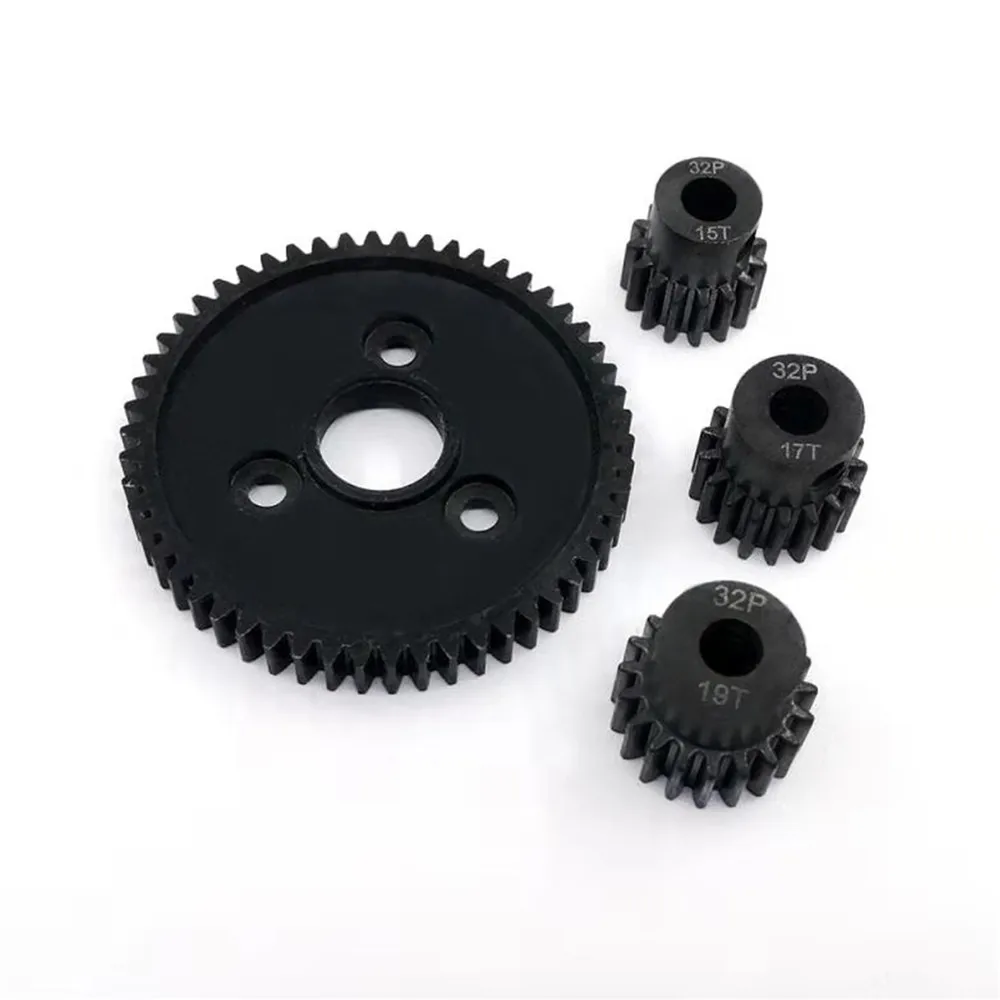 Spur Gear 54T+15T/17T/19T 32P Motor Pinion Gears for 1/10 Traxxas Slash 4x4 Stampede VXL Rustler E-REVO T-MAXX RC Car Parts | Игрушки и