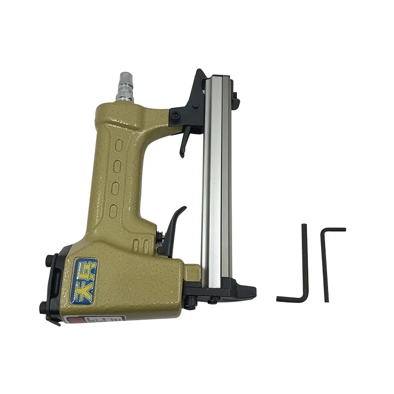 

Pneumatic Stapler Nailer Gun Air Powered Staple Gun Furniture Nailing Gun Hardware Tools For Making Sofa Furniture