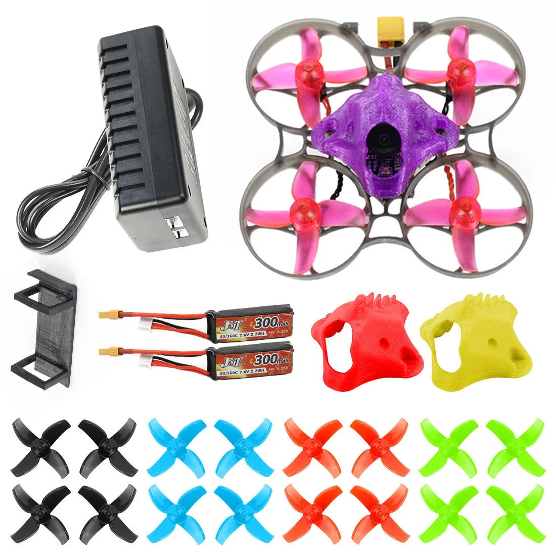 

DIY FPV Race Drone RC Quadcopter BNF with Mobula7 V3 75MM Frame Crazybee F4 Pro V2.1 2-3S Flight Controller SE0802 Motors Acce
