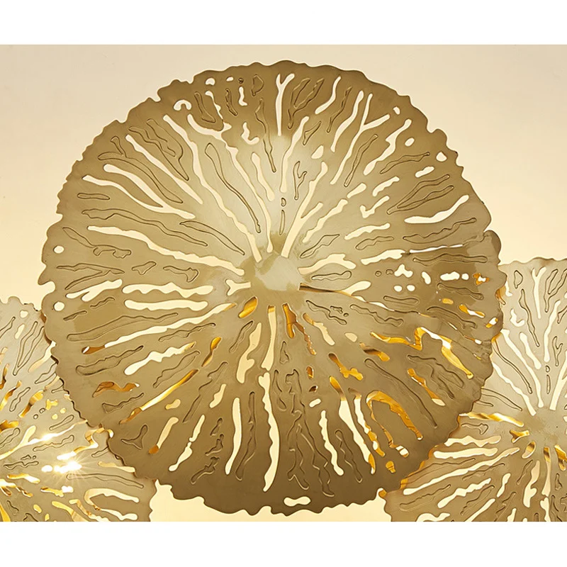 

Creative Personality Luxury Bedroom Bedside Light Golden Stainless Foyer Wall Lamp TV Background Corridor Decorative Sconce