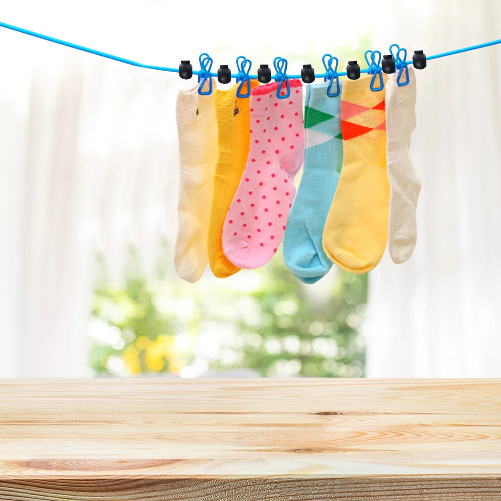 

Ветрозащитная веревка для одежды, веревка для сушки одежды, веревка для одежды, многофункциональные инструменты для кемпинга, путешествий, ...