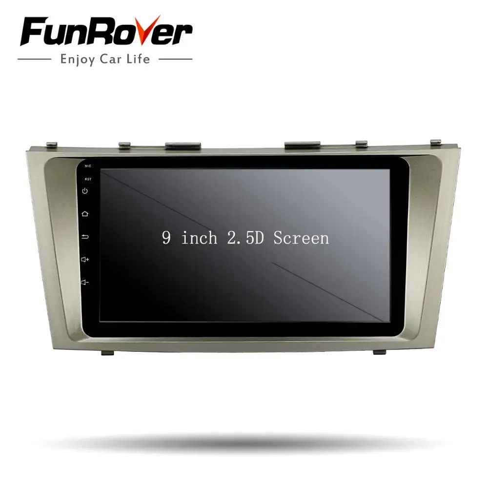 Funrover Android9.0 2din автомобильный dvd gps плеер для Toyota Camry 2008 2009 2010 2011 радио navi навигация